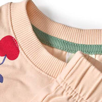 Schlafanzug Pro Climate mit Kirsch-Muster, beige, Gr. 104, 1 St
