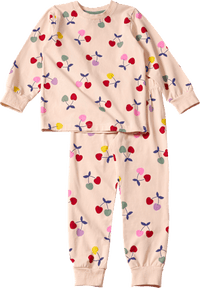 Schlafanzug Pro Climate mit Kirsch-Muster, beige, Gr. 104, 1 St