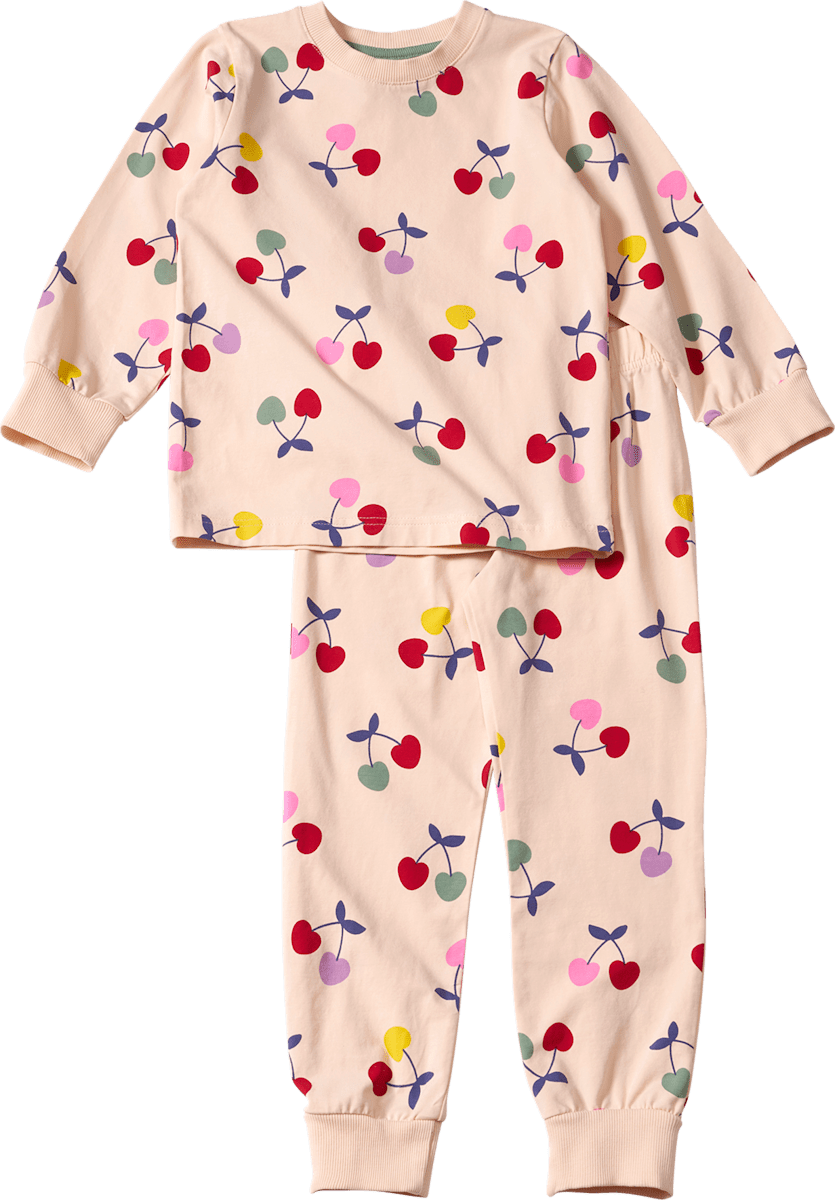 ALANA Schlafanzug Pro Climate mit Kirsch-Muster, beige, Gr. 92, 1 St