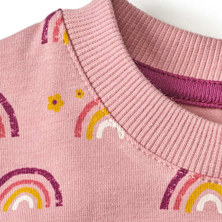 Schlafanzug Pro Climate mit Regenbogen-Muster, rosa, Gr. 92, 1 St ALANA