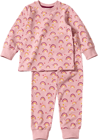Schlafanzug Pro Climate mit Regenbogen-Muster, rosa, Gr. 92, 1 St ALANA