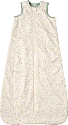 Schlafsack 1 TOG mit Allover-Muster, weiß, 110 cm, 1 St
