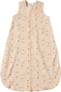 Schlafsack 1 TOG mit Bären-Muster, beige, 80 cm, 1 St ALANA