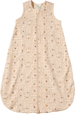 Schlafsack 1 TOG mit Bären-Muster, beige, 80 cm, 1 St ALANA