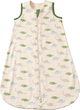 Schlafsack 1 TOG mit Dinosaurier-Muster, beige, 80 cm, 1 St ALANA