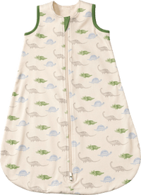 Schlafsack 1 TOG mit Dinosaurier-Muster, beige, 80 cm, 1 St ALANA