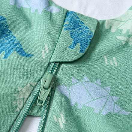 Schlafsack 1 TOG mit Dinosaurier-Muster, grün, 70 cm, 1 St ALANA