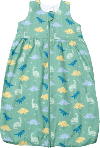 Schlafsack 1 TOG mit Dinosaurier-Muster, grün, 70 cm, 1 St ALANA