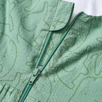 Schlafsack  1 TOG mit Elefanten-Muster, grün, 100 cm, 1 St ALANA