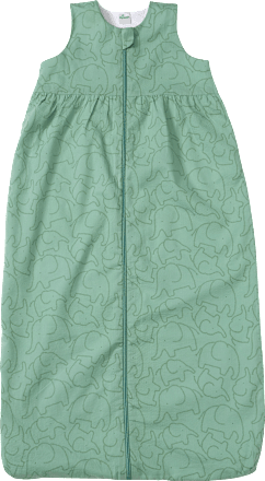 Schlafsack  1 TOG mit Elefanten-Muster, grün, 100 cm, 1 St ALANA