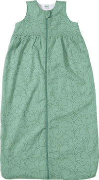 Schlafsack  1 TOG mit Elefanten-Muster, grün, 100 cm, 1 St ALANA