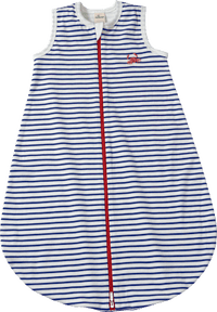 Schlafsack 1 TOG mit Krebs-Applikation, blau & weiß, 80 cm, 1 St ALANA