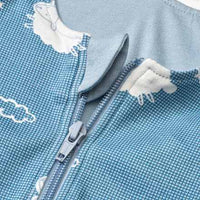 Schlafsack 1 TOG mit Schaf-Muster, blau, 110 cm, 1 St ALANA