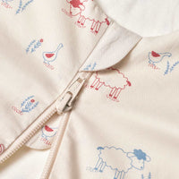 ALANA Schlafsack 1 TOG mit Schaf-Muster, weiß, 70 cm, 1 St