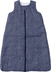 ALANA Schlafsack 2 TOG aus Musselin mit Punkte-Muster, blau, 90 cm, 1 St