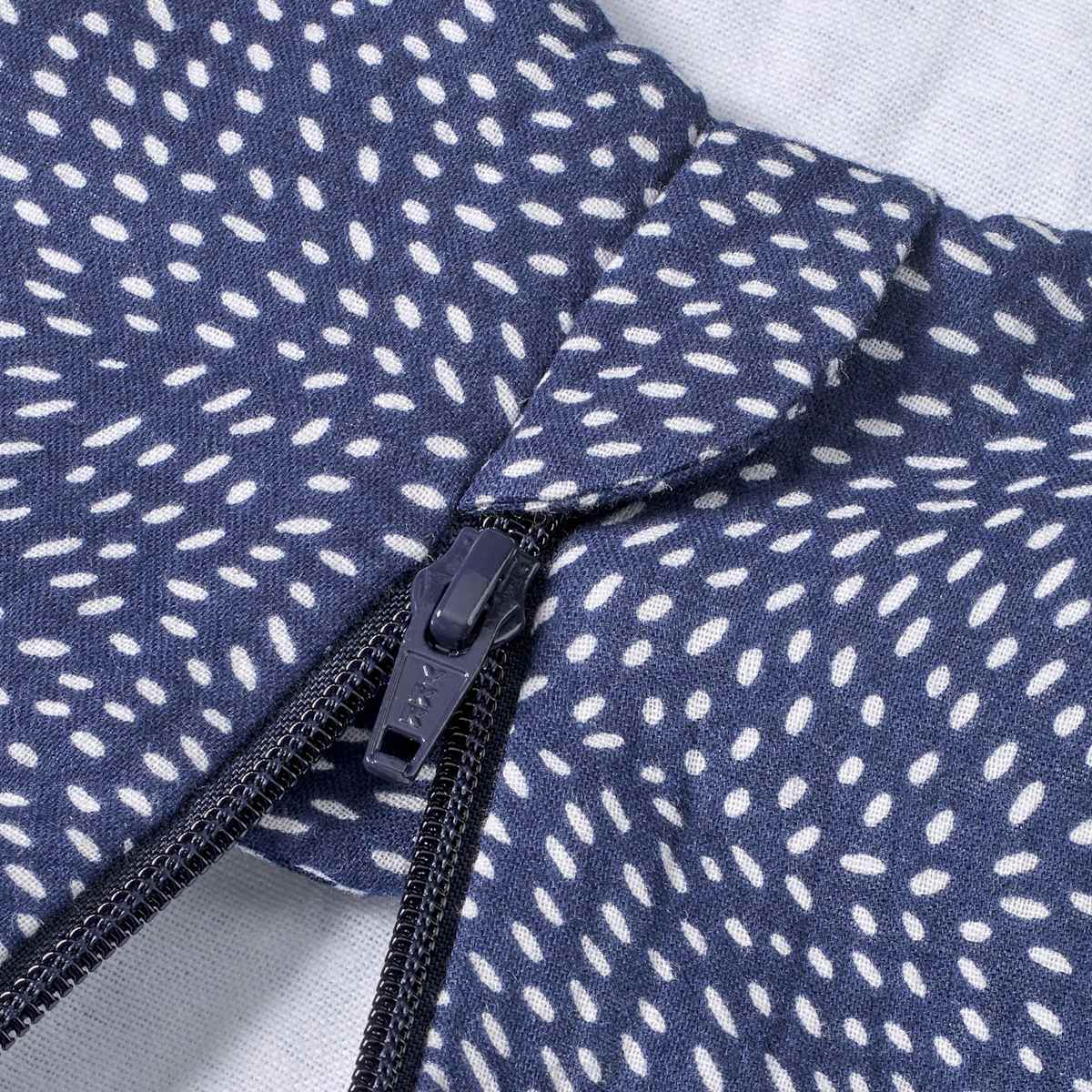 ALANA Schlafsack 2 TOG aus Musselin mit Punkte-Muster, blau, 90 cm, 1 St