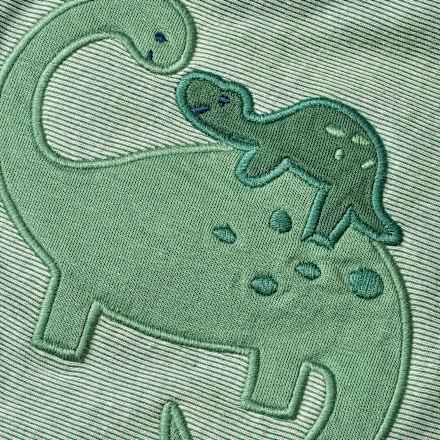 Schlafsack 2 TOG mit Dino-Applikation, grün, 90 cm, 1 St ALANA