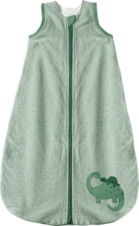 2 TOG slaapzak met dinosaurusapplicatie, groen, 90 cm, 1 stuk