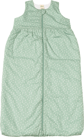 Schlafsack 2 TOG mit Punkten, grün, 90 cm, 1 St ALANA