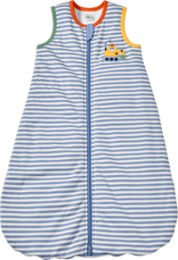 ALANA Schlafsack 2 TOG mit Streifen-Muster & Bagger-Applikation, blau, 90 cm, 1 St