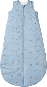 Schlafsack 3 TOG mit Bären-Muster, blau, 130 cm, 1 St