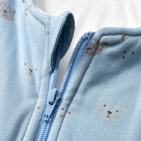 Schlafsack 3 TOG mit Bären-Muster, blau, 130 cm, 1 St