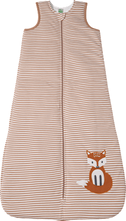 Schlafsack 3 TOG mit Fuchs-Applikation, braun, 100 cm, 1 St