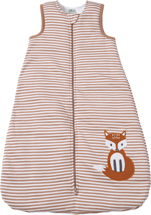 Schlafsack 3 TOG mit Fuchs-Applikation, braun, 90 cm, 1 St ALANA