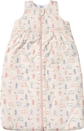 3 TOG slaapzak met bospatroon, beige, 90 cm, 1 stuk