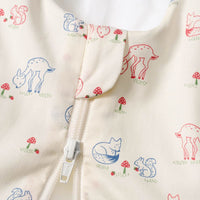 ALANA Schlafsack 3 TOG mit Waldtier-Muster, weiß, 90 cm, 1 St