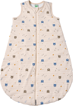 ALANA Schlafsack 3 TOG mit Weltall-Bären-Muster, beige, 70 cm, 1 St