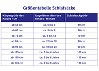 Schlafsack aus Wolle 1 TOG, beige, 70 cm, 1 St