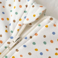 Schlafsack mit Beinen 1,5 TOG mit Punkte-Muster, weiß, 100 cm, 1 St ALANA