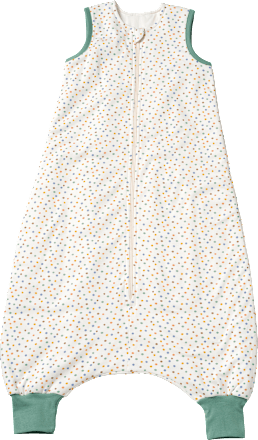 Schlafsack mit Beinen 1,5 TOG mit Punkte-Muster, weiß, 100 cm, 1 St ALANA