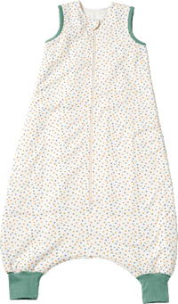 Schlafsack mit Beinen 1,5 TOG mit Punkte-Muster, weiß, 100 cm, 1 St ALANA
