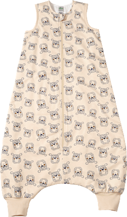 Schlafsack mit Beinen 1 TOG mit Bären-Muster, beige, 100 cm, 1 St ALANA