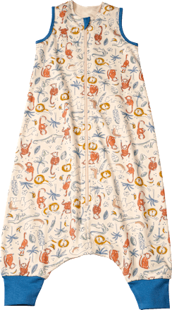 Schlafsack mit Beinen 1 TOG mit Dschungel-Muster, beige, 100 cm, 1 St ALANA