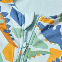 Slaapzak met pijpen 2 TOG met dino-patroon, blauw, 100 cm, 1 stuk