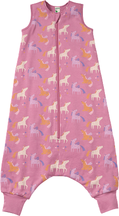 ALANA Schlafsack mit Beinen 2 TOG mit Einhorn-Muster, rosa, 110 cm, 1 St