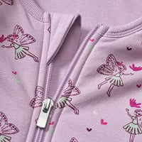 Schlafsack mit Beinen 2 TOG mit Feen-Muster, lila, 110 cm, 1 St ALANA
