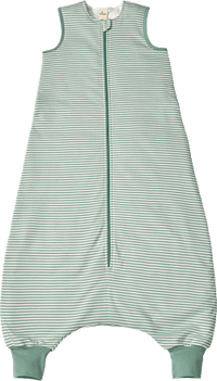 Slaapzak met pijpen 2 TOG, met streeppatroon, groen, 100 cm, 1 stuk