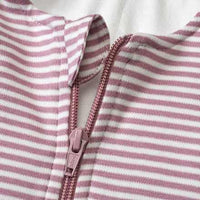 Slaapzak met pijpen 2 TOG, met streeppatroon, roze, 100 cm, 1 stuk