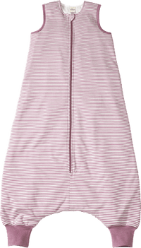 Slaapzak met pijpen 2 TOG, met streeppatroon, roze, 100 cm, 1 stuk