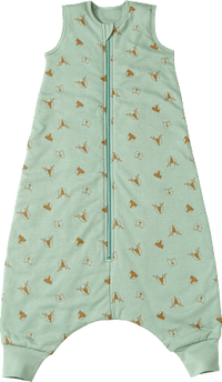 Schlafsack mit Beinen 2 TOG mit Waldtier-Muster, grün, 100 cm, 1 St ALANA