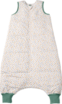 Schlafsack mit Beinen 3 TOG mit Punkte-Muster, grün, 100 cm, 1 St