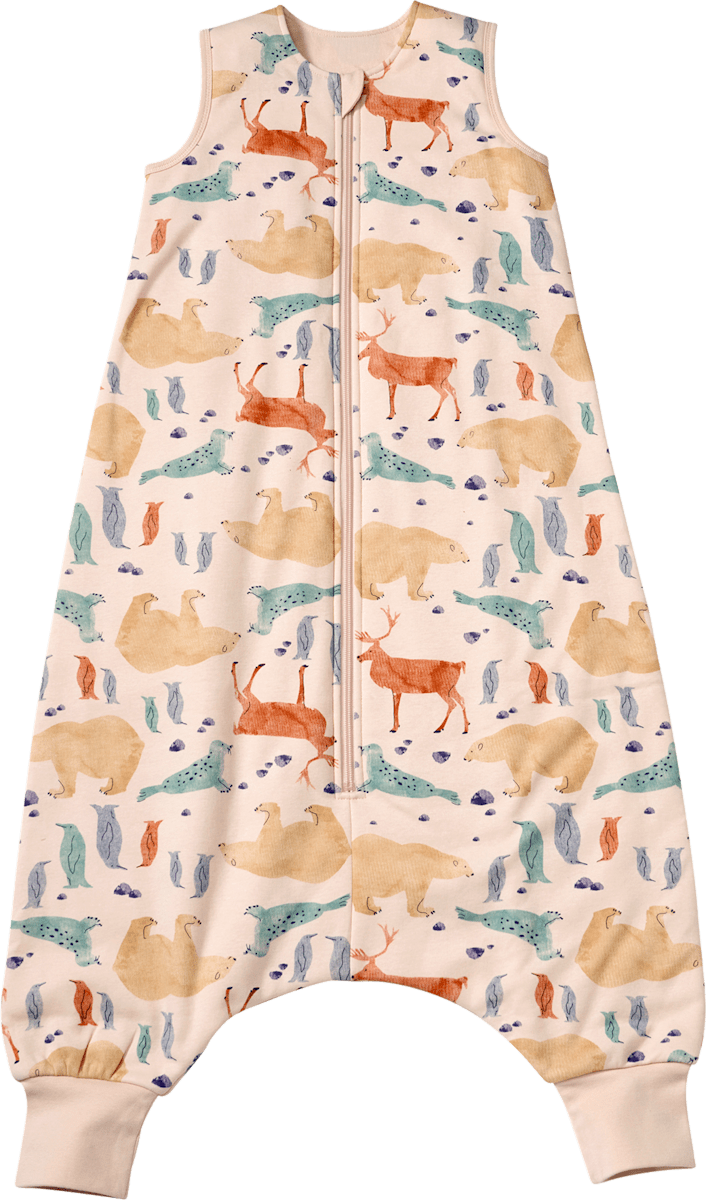 ALANA Schlafsack mit Beinen 3 TOG mit Tier-Muster, beige, 100 cm, 1 St