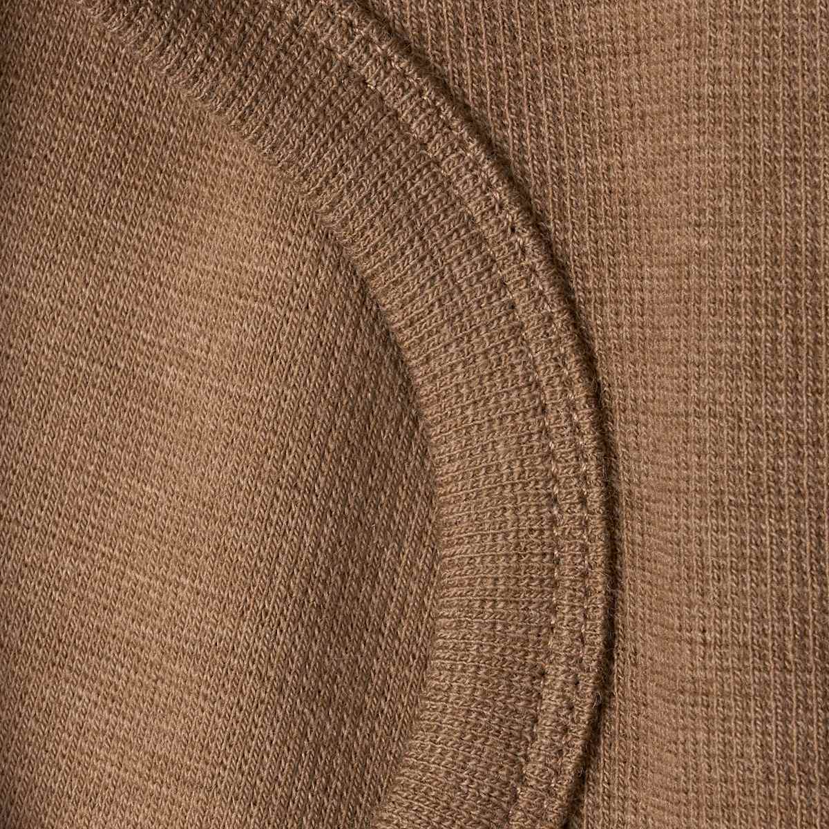 ALANA Schlupfmütze aus Merinowolle mit Bärenohren, braun, Gr. 46/47, 1 St