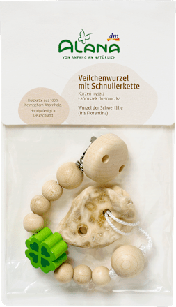 Schnullerkette mit Veilchenwurzel, 1 St