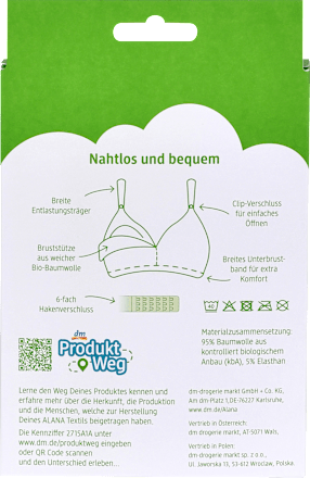 Schwangerschafts- und Still-BH Gr. L, weiß, 1 St
