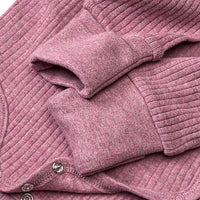 Set met body en broek met variabele mouwen en groeifunctie, mauve, maat 62/68, 1 stuk
